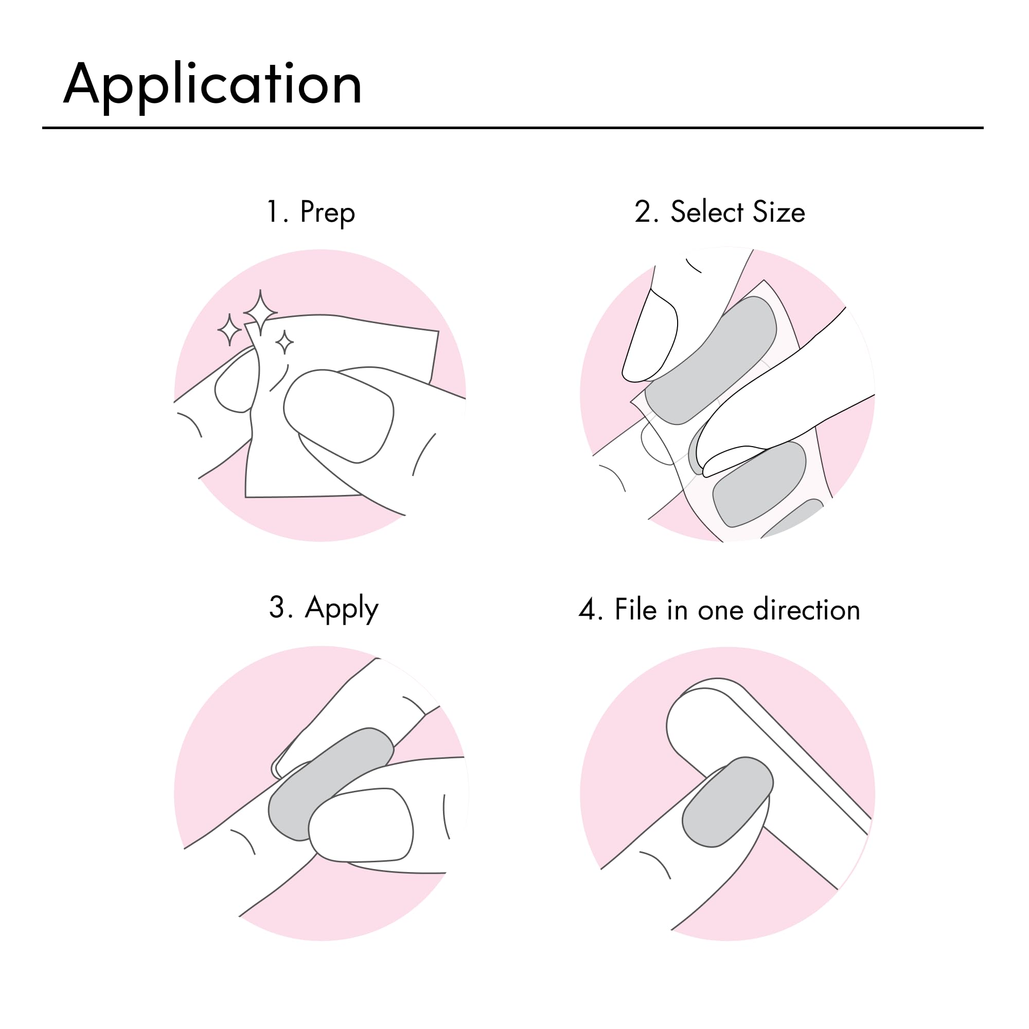 Dashing Diva Gloss Nail Strips 5-in-1 Kit - Best of Blancs - UV Free, Chip Resistant, Long Lasting Gel Nail Stickers - Contains 110 wraps, 5 prep pads, 2 nail files - Image 5