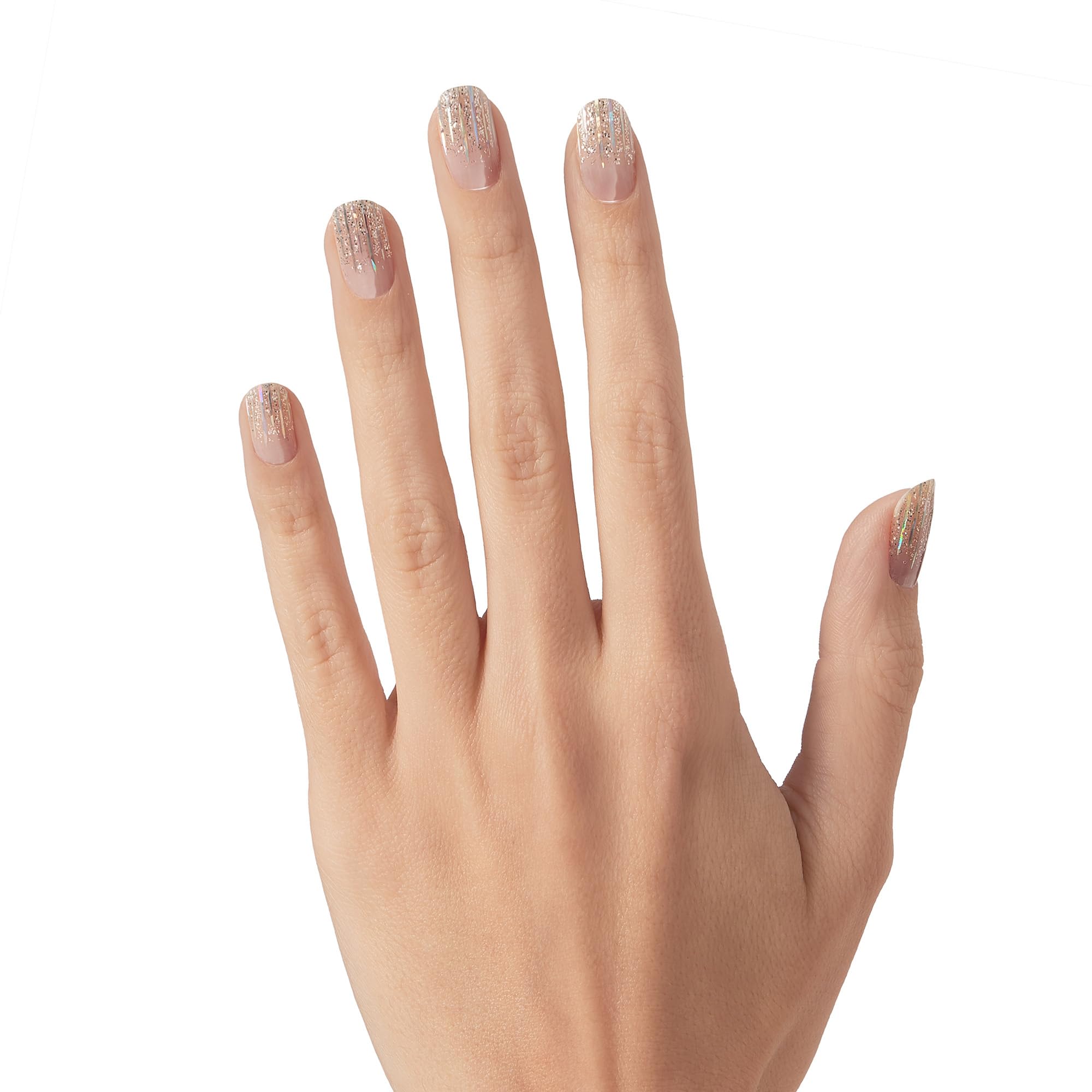 Dashing Diva Gloss Nail Strips - Going Platinum | UV Free, Chip Resistant, Long Lasting Gel Nail Stickers | Contains 32 Strips, 1 Prep Pad, 1 File - Image 3