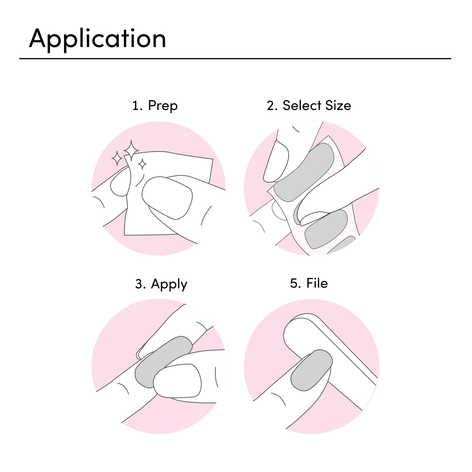 Dashing Diva Gloss Nail Strips - Santa's Helper - UV Free, Chip Resistant, Long Lasting Gel Nail Stickers - 3-Piece Manicure Set - Contains 32 Wraps, 1 Prep Pad, 1 File - Image 4