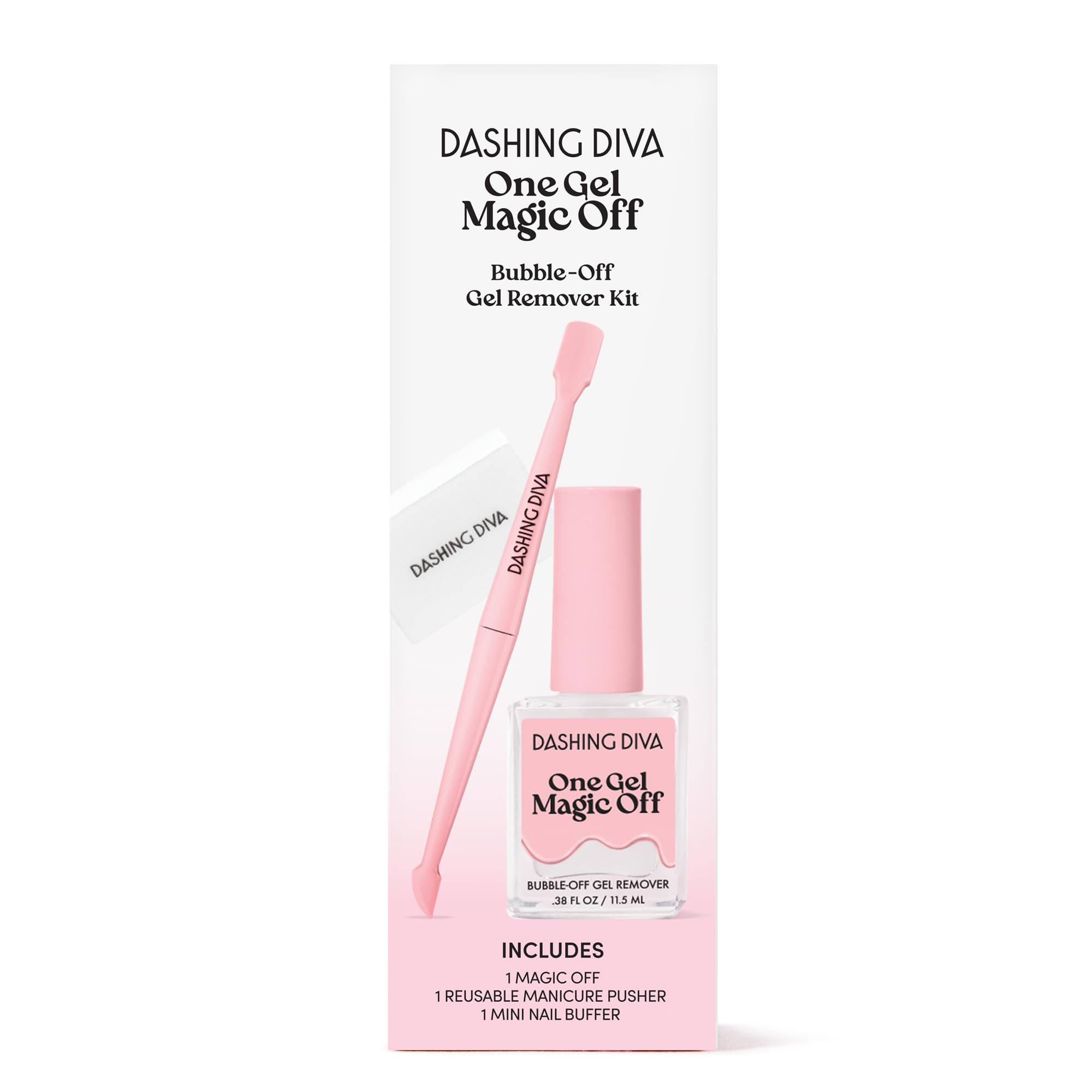 Dashing Diva Magic Off Gel Polish Remover - Damage-Free Bubble-Off Remover for One Gel - Includes Bonus Tool - 2-Pack - Image 9