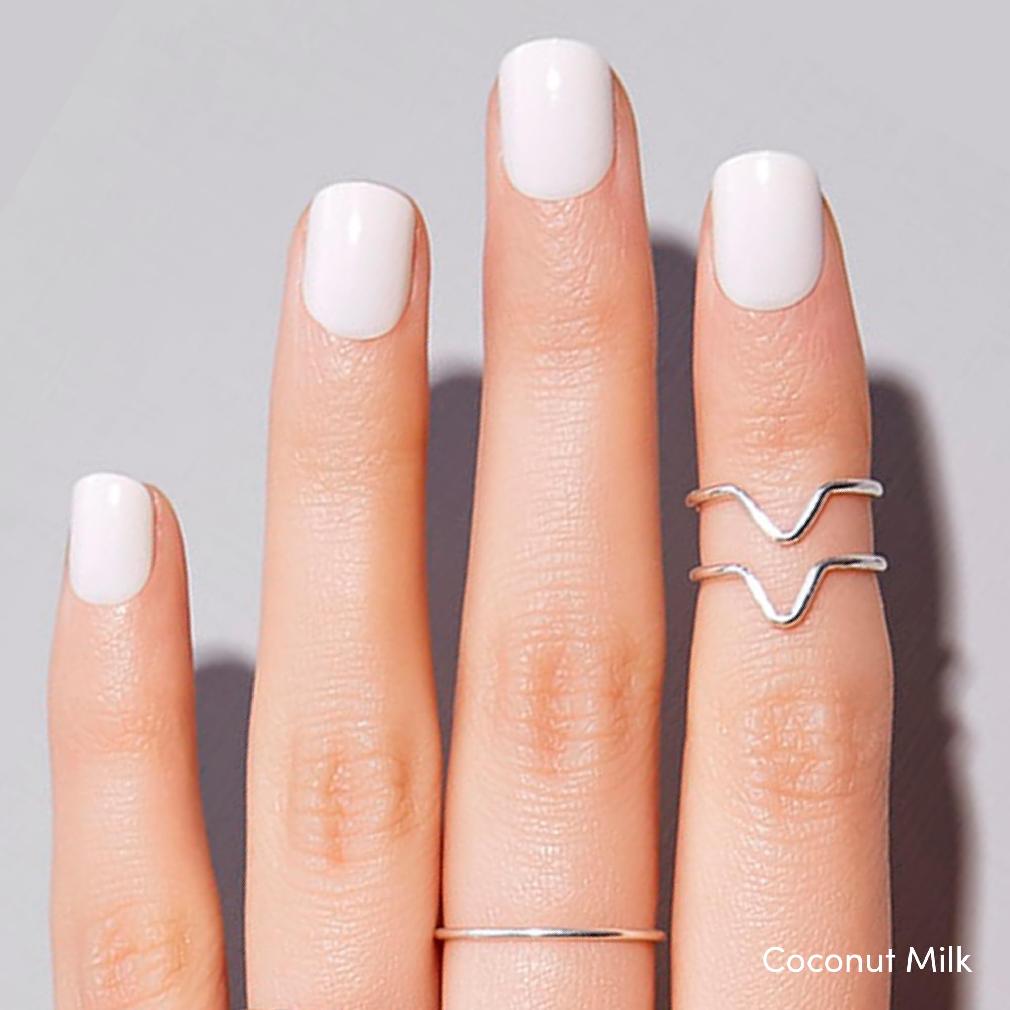 Dashing Diva Magic Press Nail Bundle - White Chocolate Cherries Collection - Short Square Press On Nails - Cherry Popsicle & Coconut Milk - Long Lasting Gel - Lasts Up to 7 Days - 2 Sets - Image 3