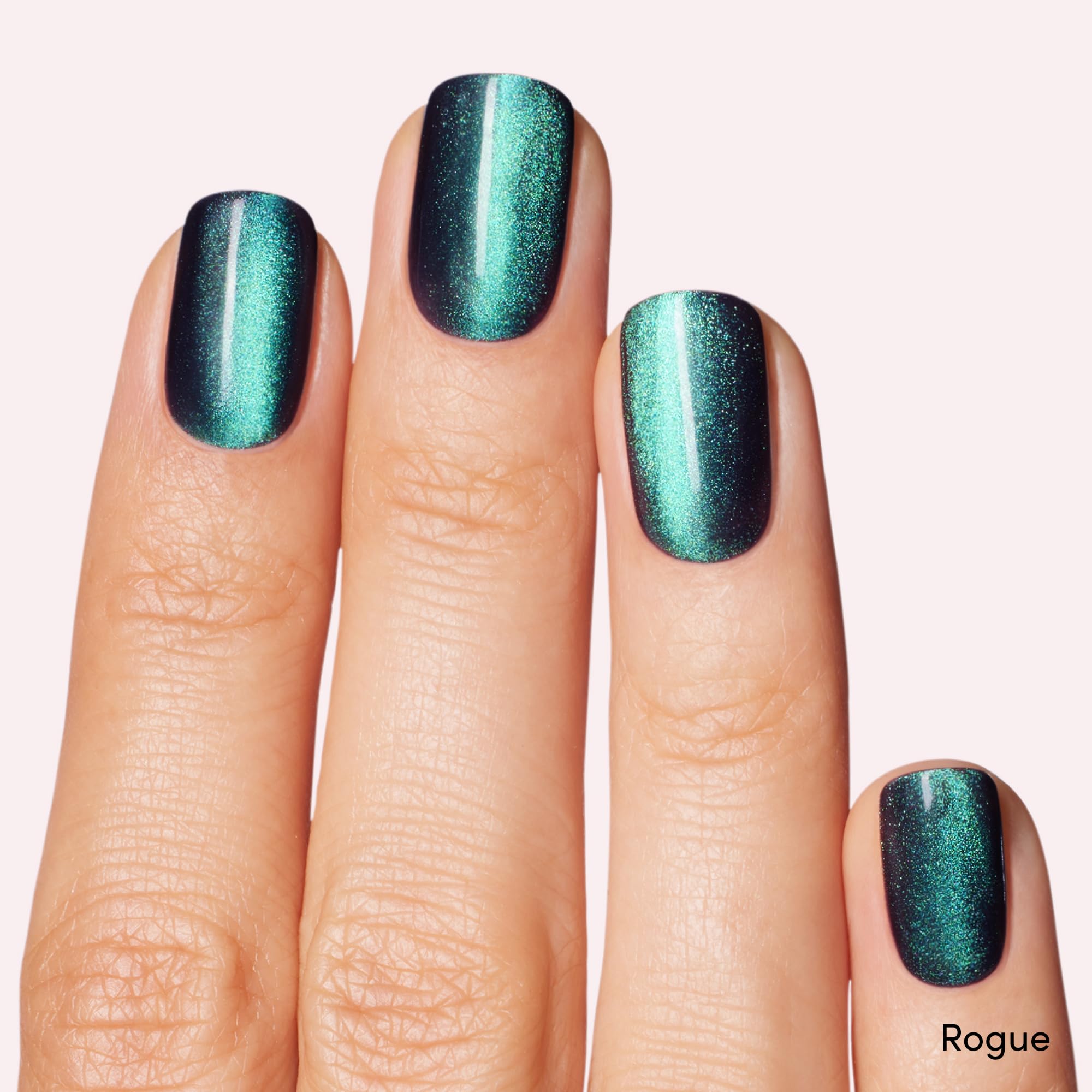 Dashing Diva One Gel Color & Magnetic Duo - Midnight - Real Black & Rogue Magnetic Gel - 3-in-1 Base Coat, Nail Color & Top Coat - Nail Polish Set - Image 7