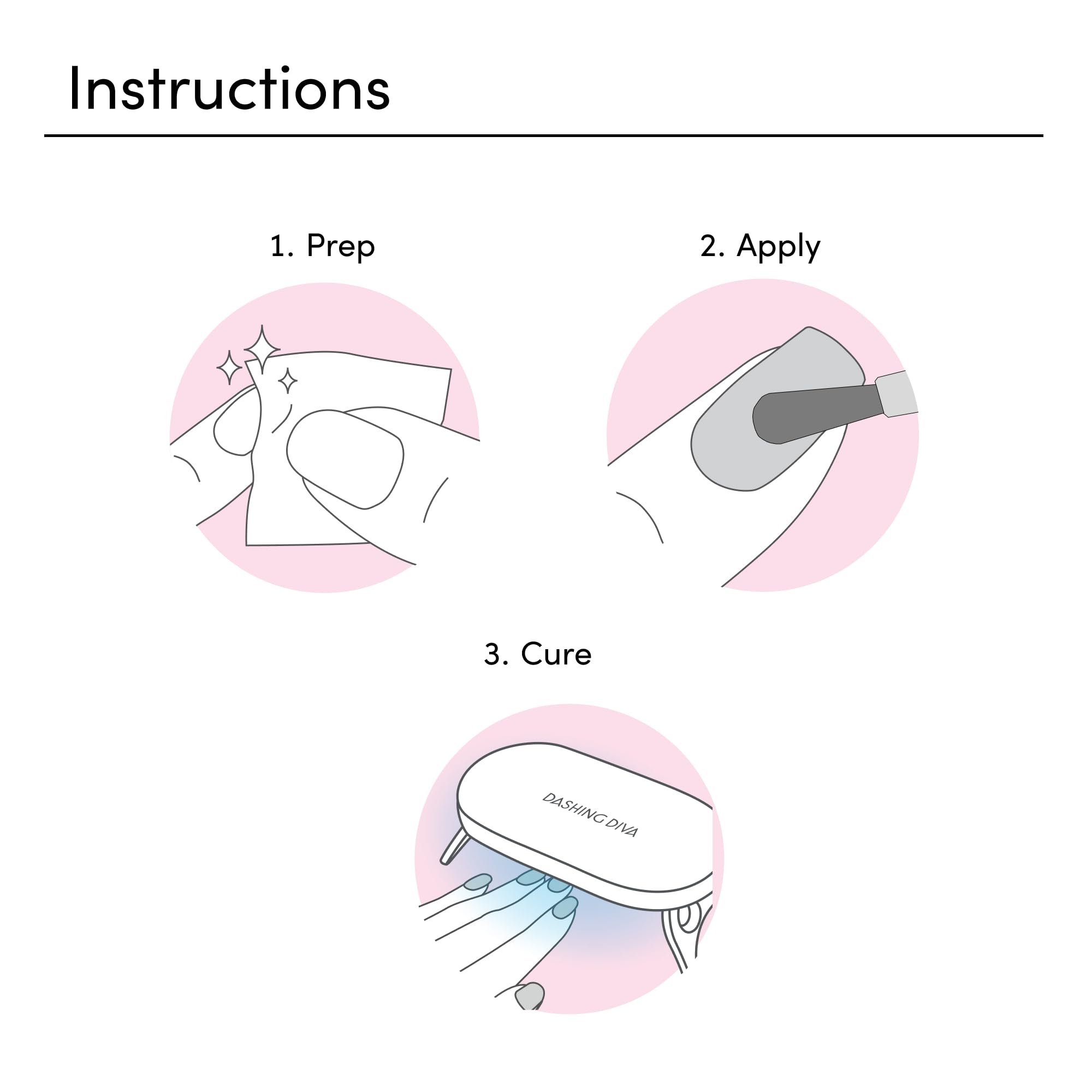 Dashing Diva One Gel Lamp - 10-Watt Gel Nail Polish Curing Lamp with Automatic Timer - Portable & Compact - Image 4