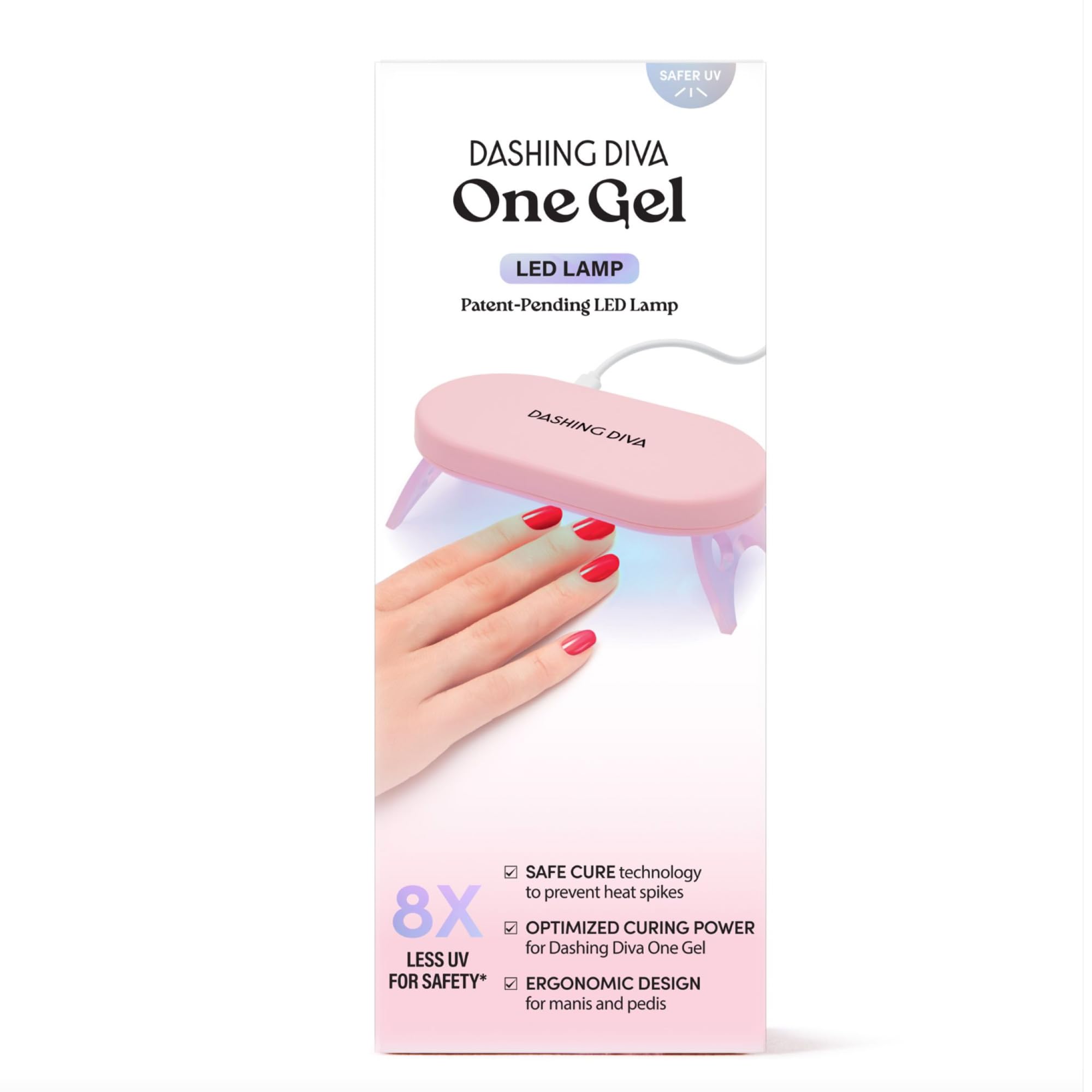 Dashing Diva One Gel Lamp - 10-Watt Gel Nail Polish Curing Lamp with Automatic Timer - Portable & Compact - Image 6