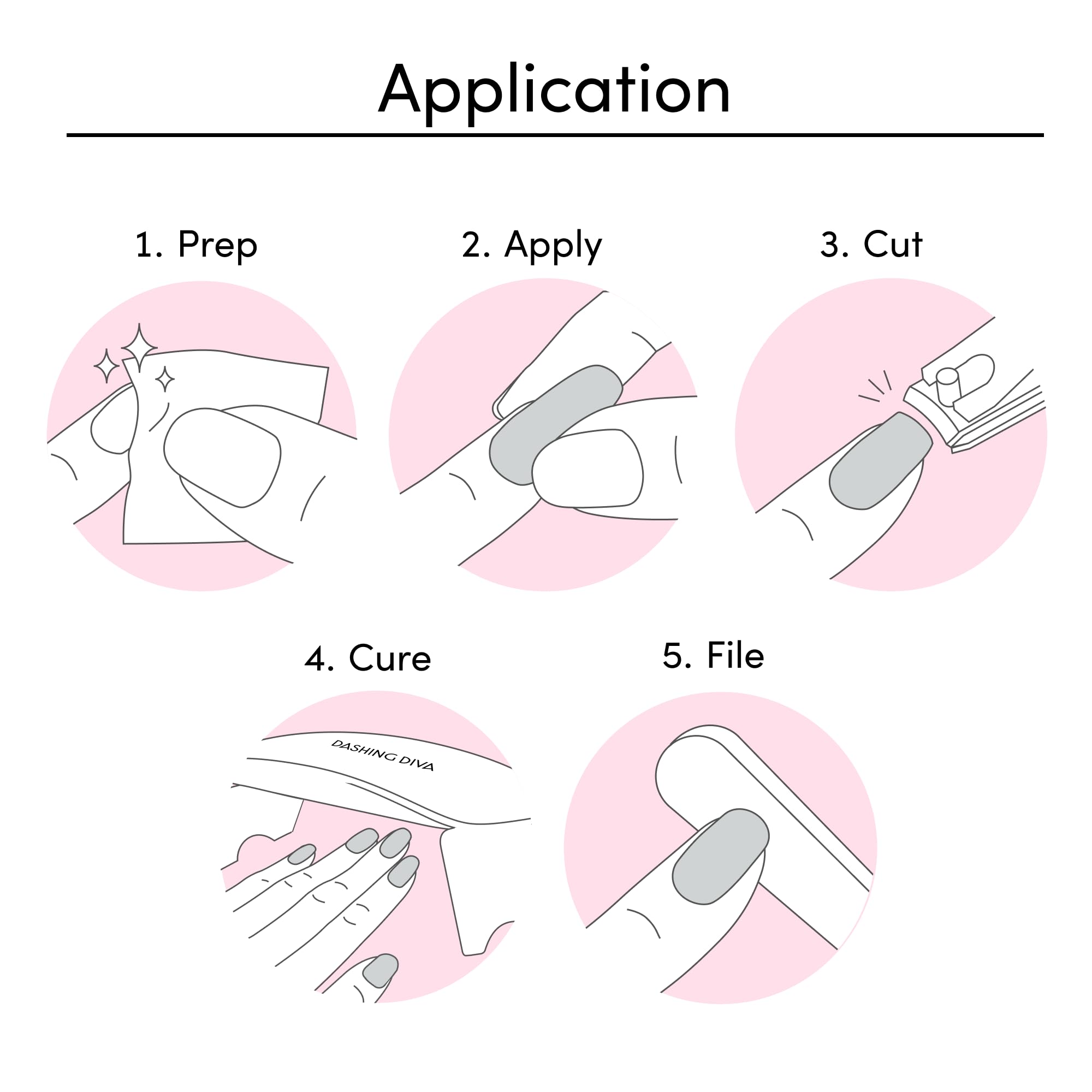 Dashing Diva Victorian Plaid Glaze Nail Strips - LED Compatible, Long Lasting, Chip Resistant, 32 Wraps, 2 Prep Pads, Nail File - Image 5